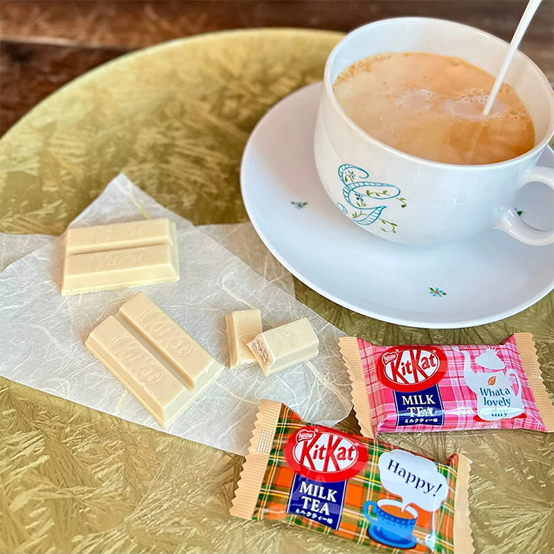 Milk Tea flavored Japanese KitKats