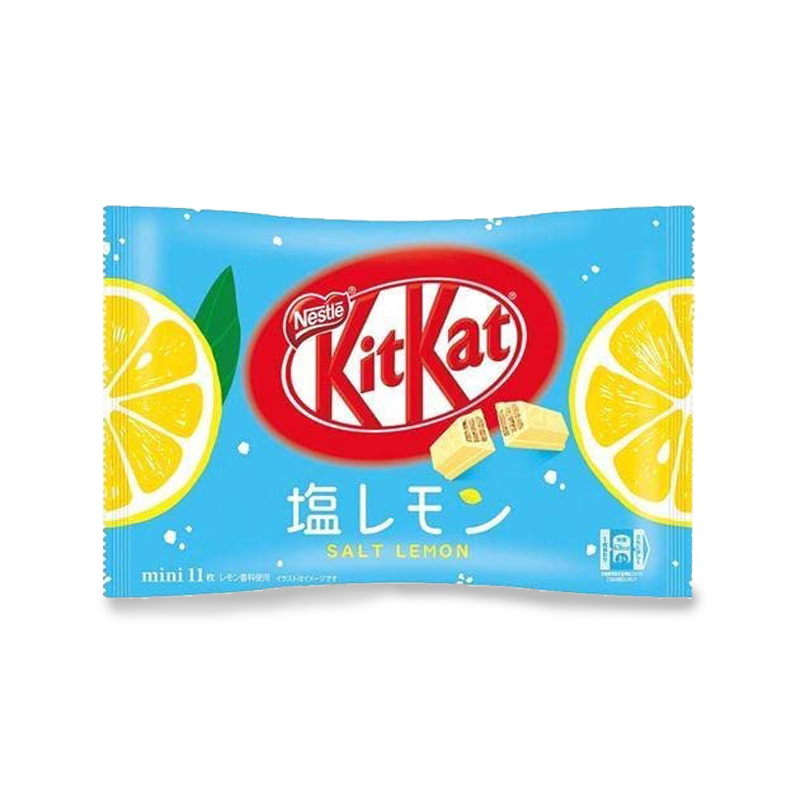 Lemon flavored Japanese KitKats