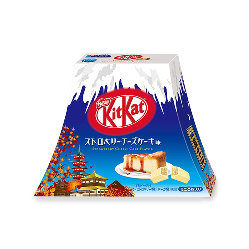 Fuji-designed Premium japanese KitKats with Cheesecake flavor