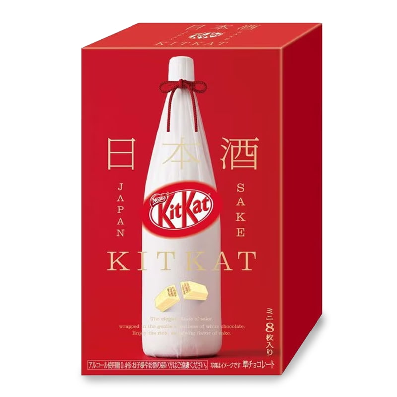 Sake flavored KitKats from Japan