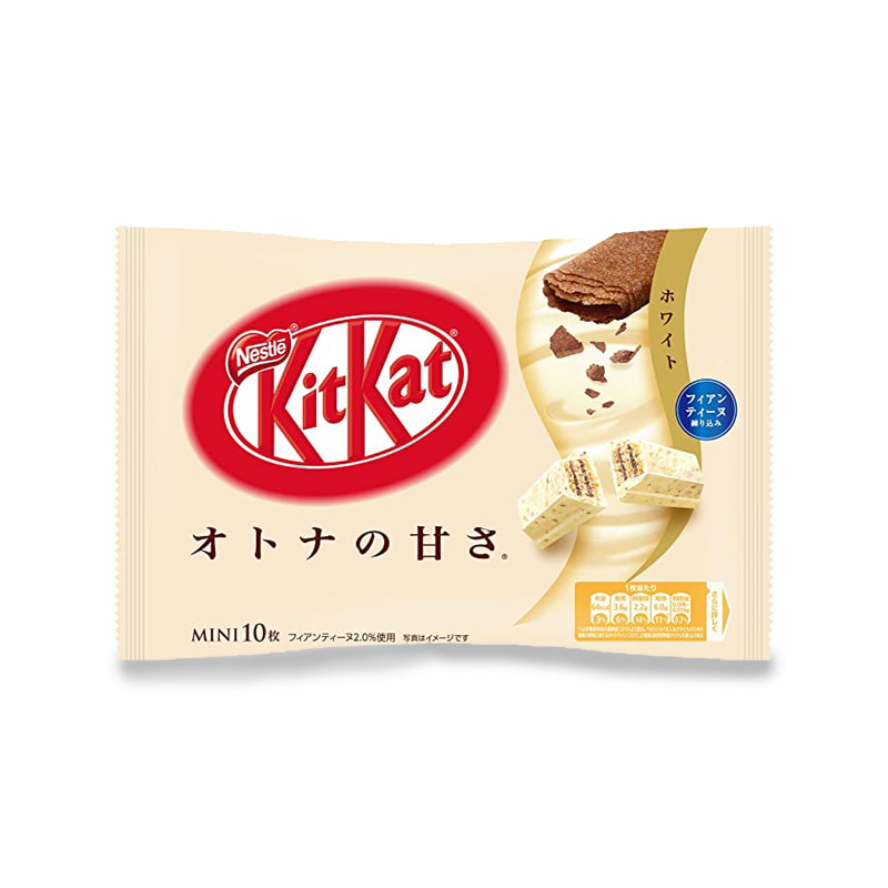 White chocolate flavored KitKats from Japan